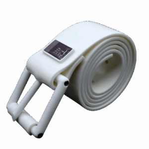 29/71 White Silicone Weight Belt