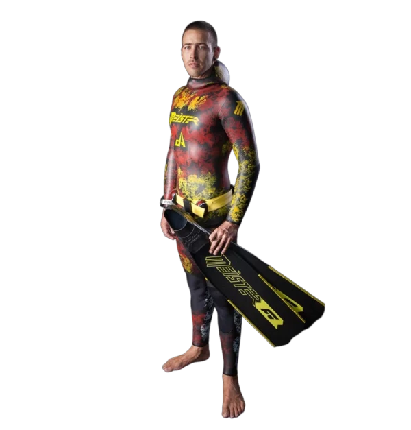 Meister Yamamoto #45 SCS Smooth Open Cell Wetsuit (Red Camo)