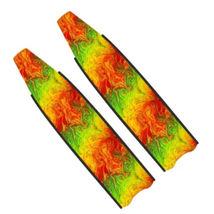 Iceberg Acid Camo Freediving Blades