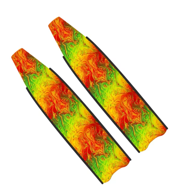 Iceberg Acid Camo Freediving Blades