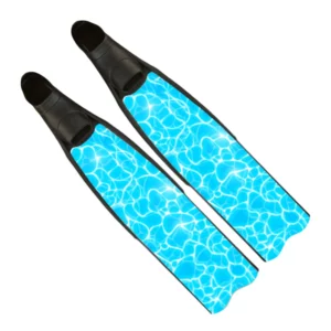 Iceberg Blue Camo Freediving Fins