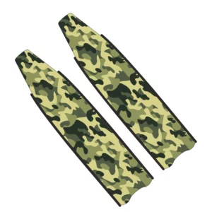 Iceberg Green Camo Freediving Blades
