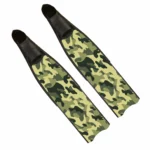 Iceberg Green Camo Freediving Fins