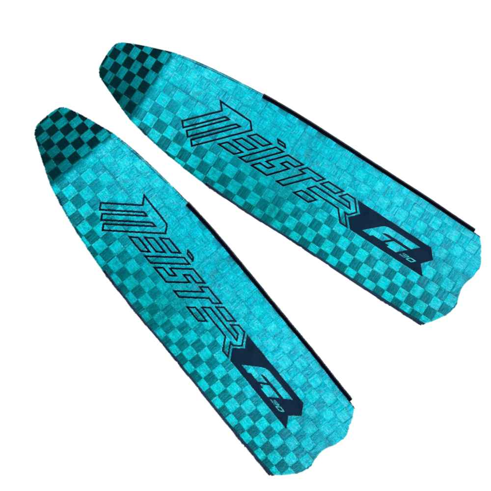 Meister Turquoise Carbon F1 30° Color Skin Blades