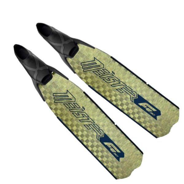Meister Gold Carbon F1 30° Color Skin Fins