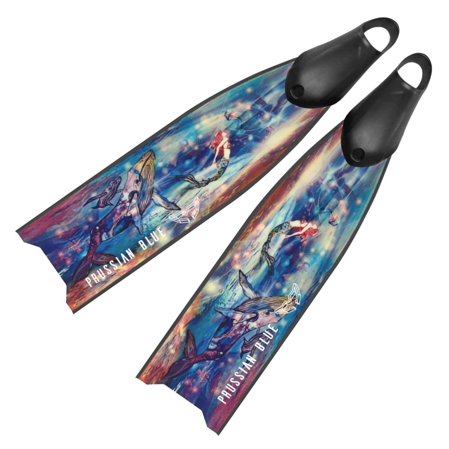 Prussian Blue Aurora Fins - Limited Edition | Aerospace-Grade Fiberglass